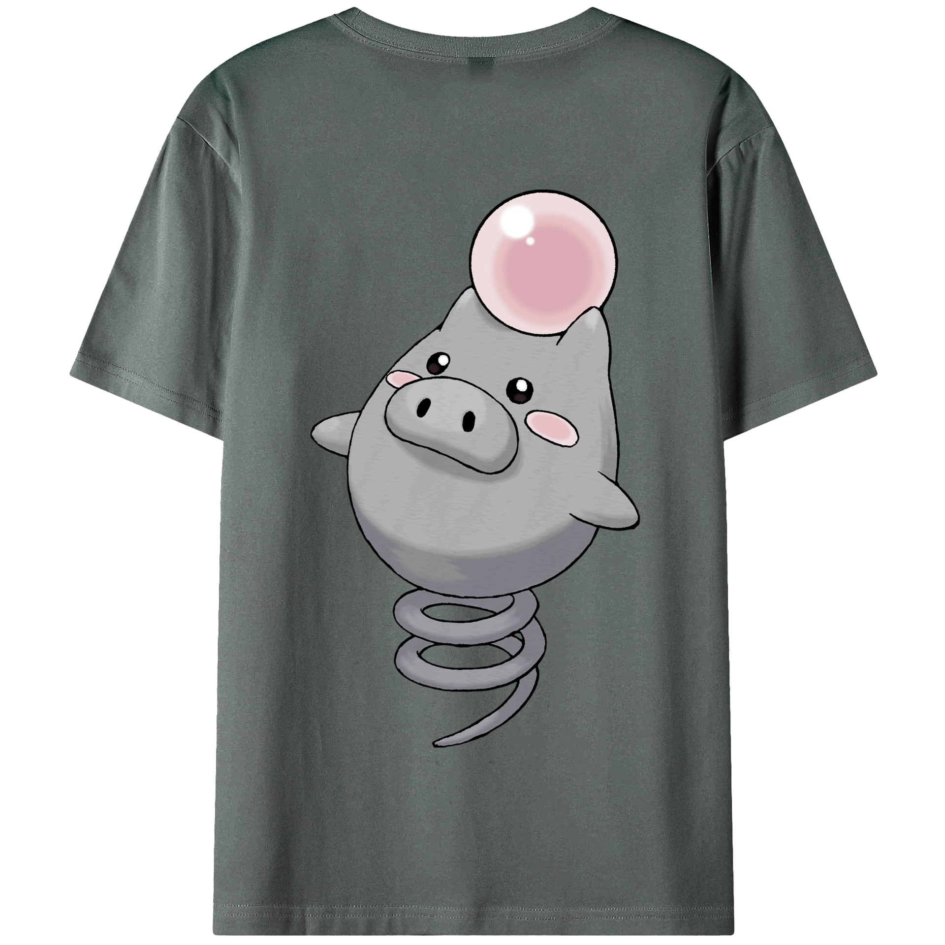 （画像用） ポケットモンスター Pokémon 綿100％半袖Tシャツ（背面プリント）